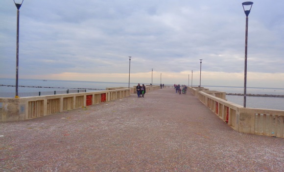 W Lido di Ostia nad morzem