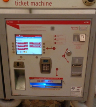 Automat do sprzedaży biletów kolejowych Włochy