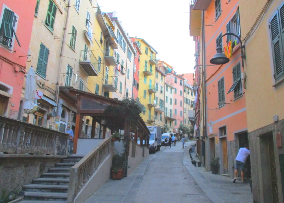 Główna ulica w Riomaggiore